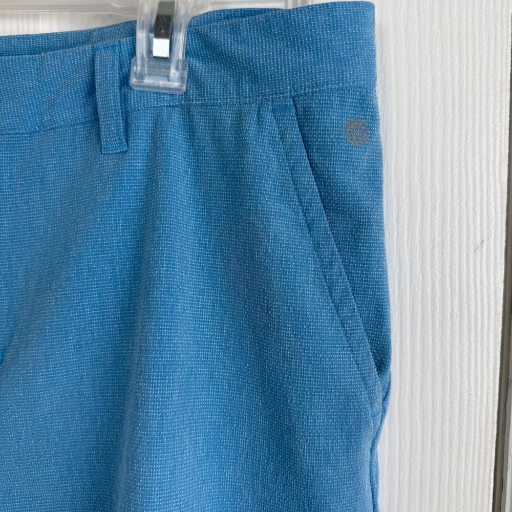 Adidas Golf Shorts Blue‎ Performance Stretch 34 Lightweight Casual Summer Men